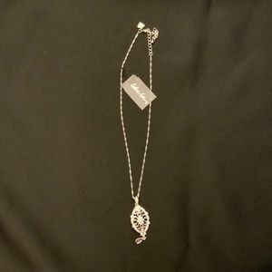 N5/ NWT 17” Cookie Lee Necklace - Silver Necklace with Silver Antique Pendant